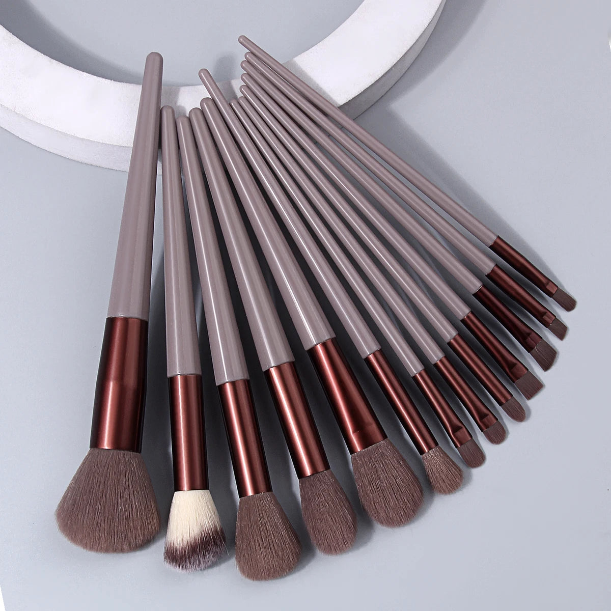 KOSSHOW 13-Pc Makeup Brush Set – Foundation, Blush & Eye Makeup Brush Set QXL