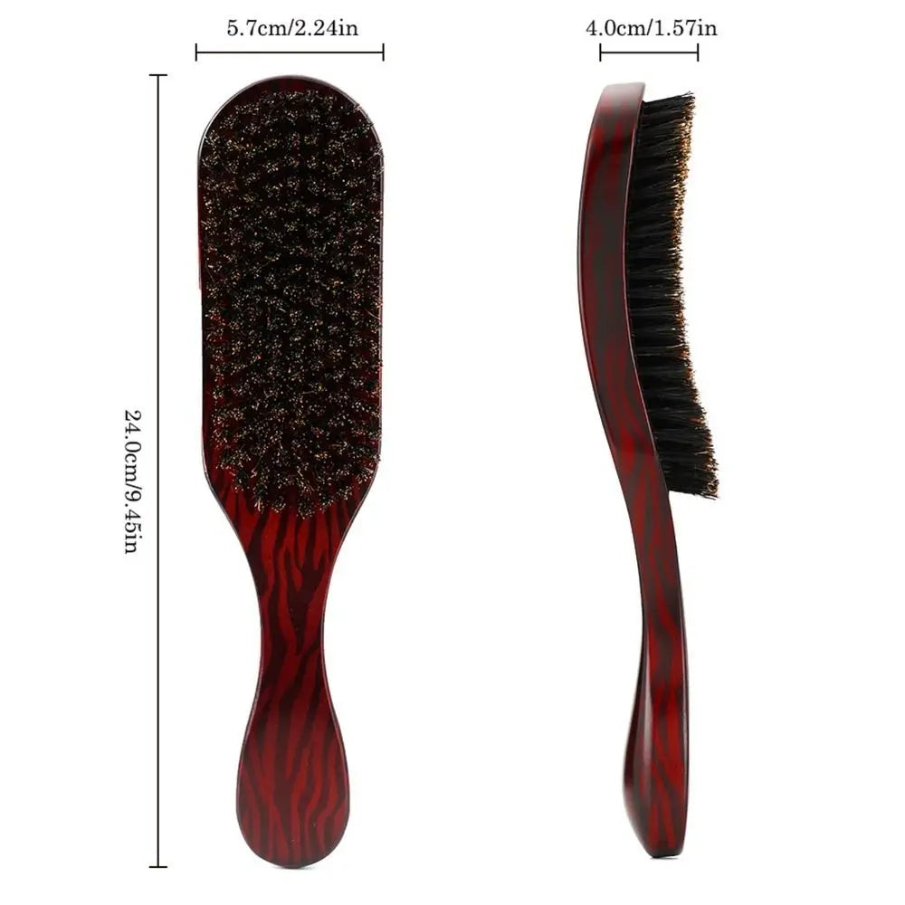 Boar Bristle Paddle Hair Brush | Eucalyptus Wood | All Hair Types Boar Bristle Hair Brush QXL