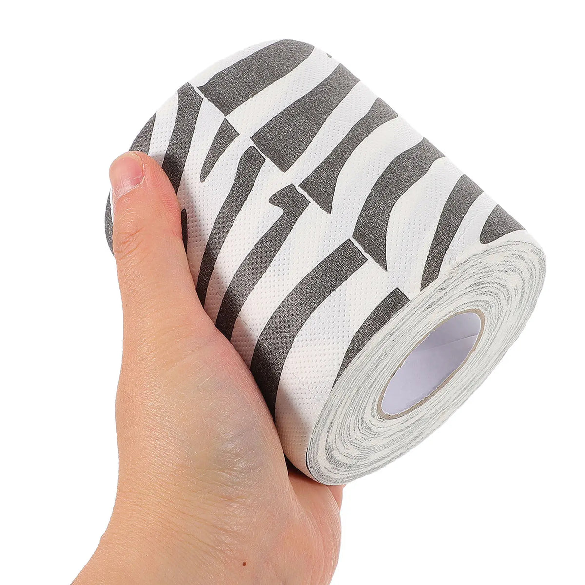 2-Pack Zebra Print 3D Toilet Paper | Soft Thick Bathroom Tissue Novelty Toilet Paper QXL