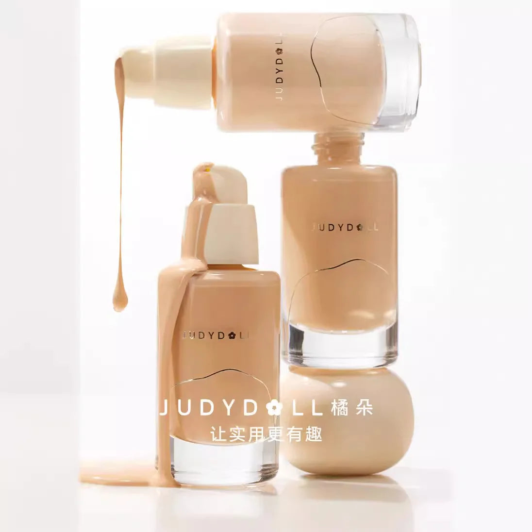 Judydoll Mineral Liquid Foundation – Matte Oil-Control 30ml Liquid Foundation QXL