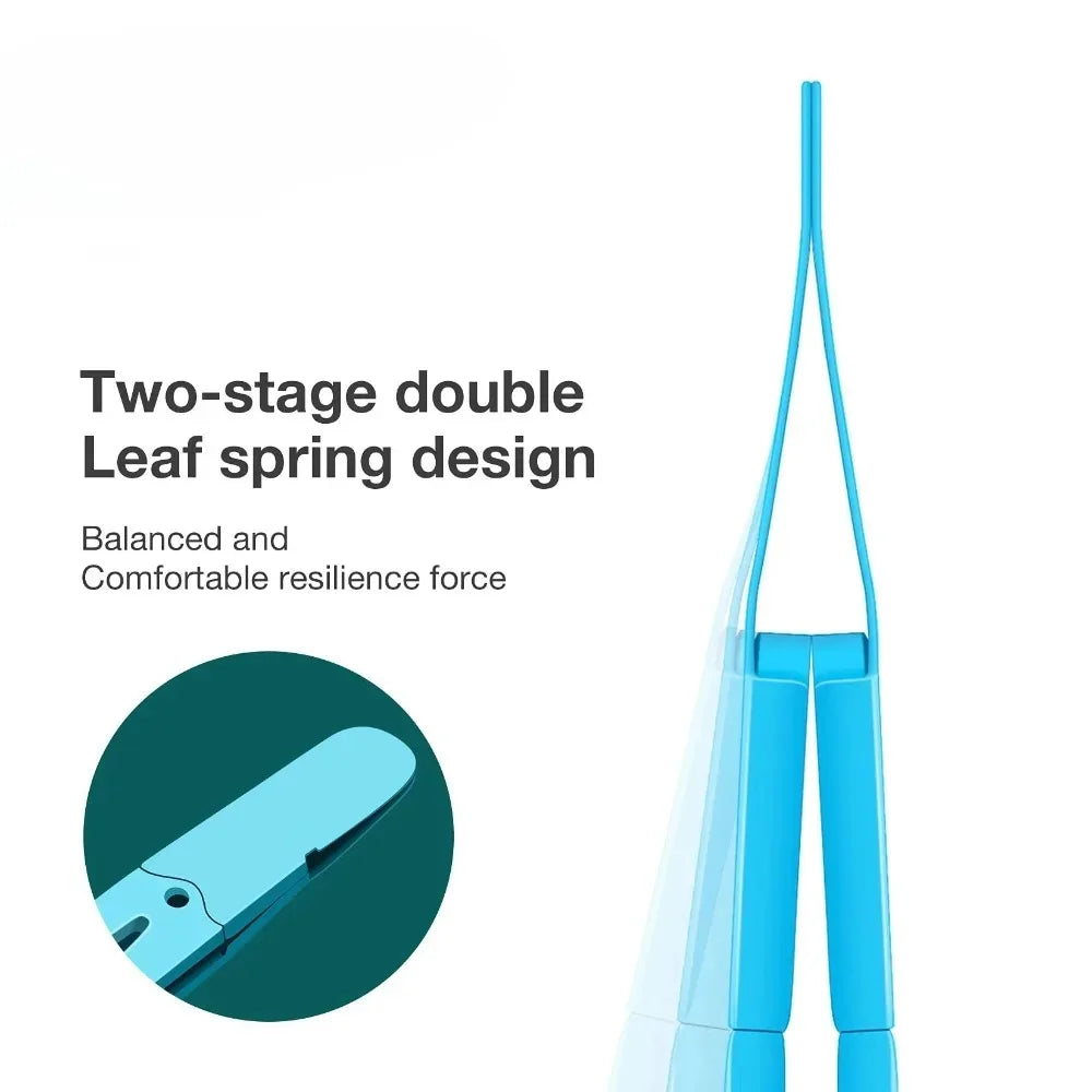 Colorful Slanted Eyebrow Tweezers | Stainless Steel Makeup Tool Eyebrow Tweezers QXL
