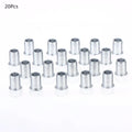 20-Pack Presta to Schrader Valve Adapters | Bike Tire Pump Bike Valve Adapter QXL 7
