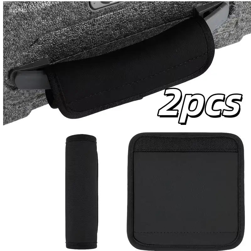2-Pack Black Luggage Handle Covers | Soft Suitcase Protectors Luggage Handle Cover QXL 2pcs