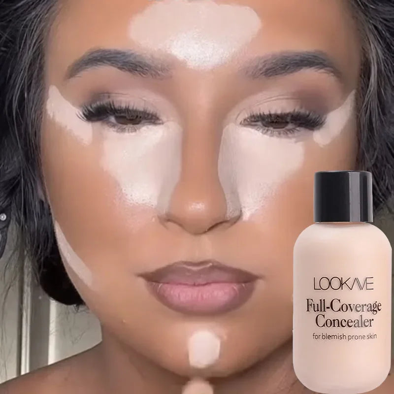 Matte Liquid Concealer | Full Coverage Waterproof Foundation Liquid Concealer QXL
