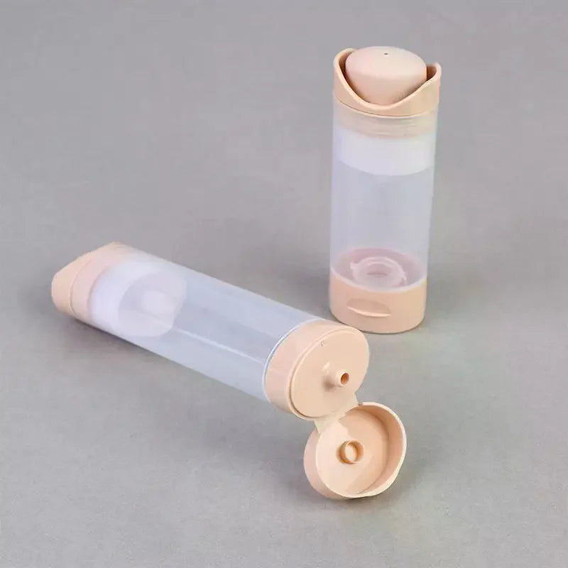 50/80ml Airless Vacuum Press Dropper Bottle | PP Cosmetic Container Airless Pump Bottle QXL