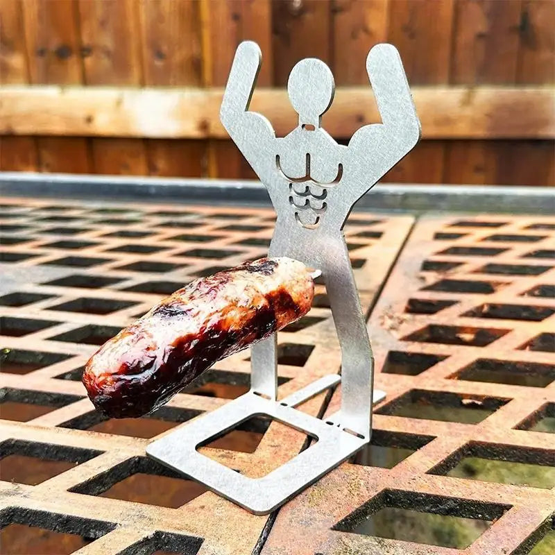 Stainless Steel Hot Dog Grill Rack | BBQ Sausage Roaster BBQ Grill Rack QXL