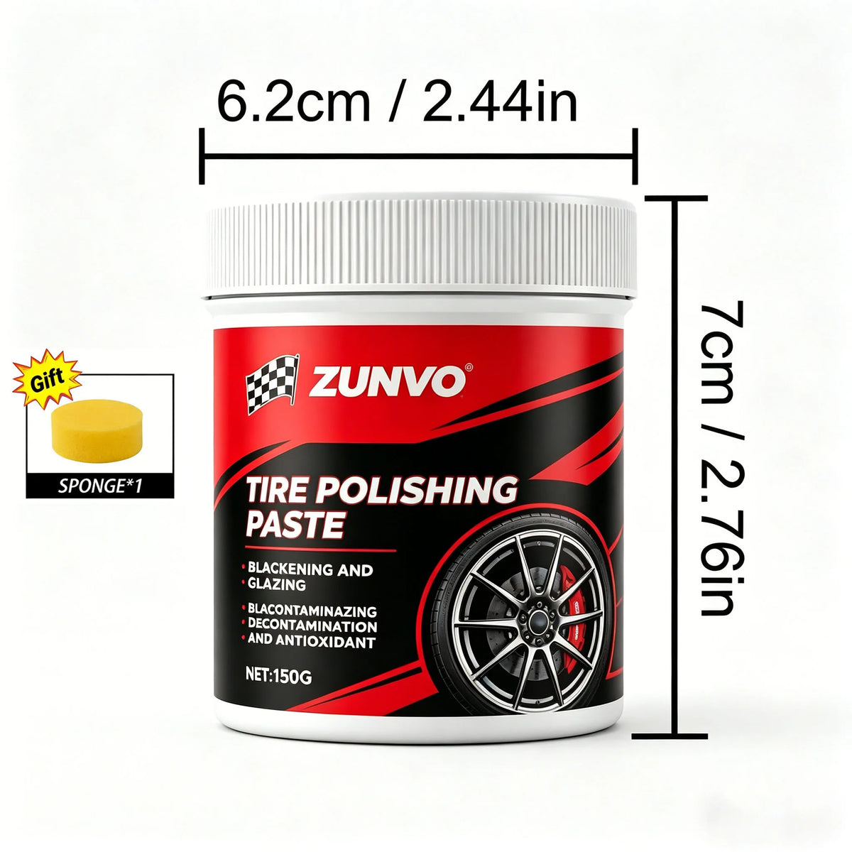 Tire Polishing Paste – Blacken, Glaze & Protect Car Tires Tire Polishing Paste QXL Default Title