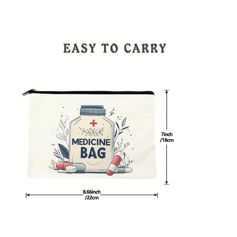 Canvas Zipper Pouch | Travel, Toiletry & Stationery Organizer Canvas Zipper Pouch QXL