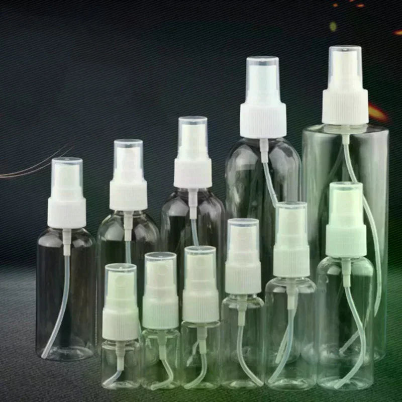 Mini Transparent Spray Bottle for Travel – 10ml to 150ml Travel Spray Bottle QXL