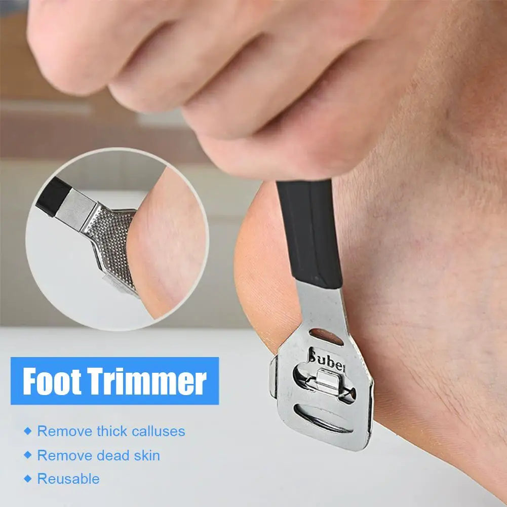 Stainless Steel Foot Callus Shaver & Pedicure File Tool Foot Callus Shaver QXL