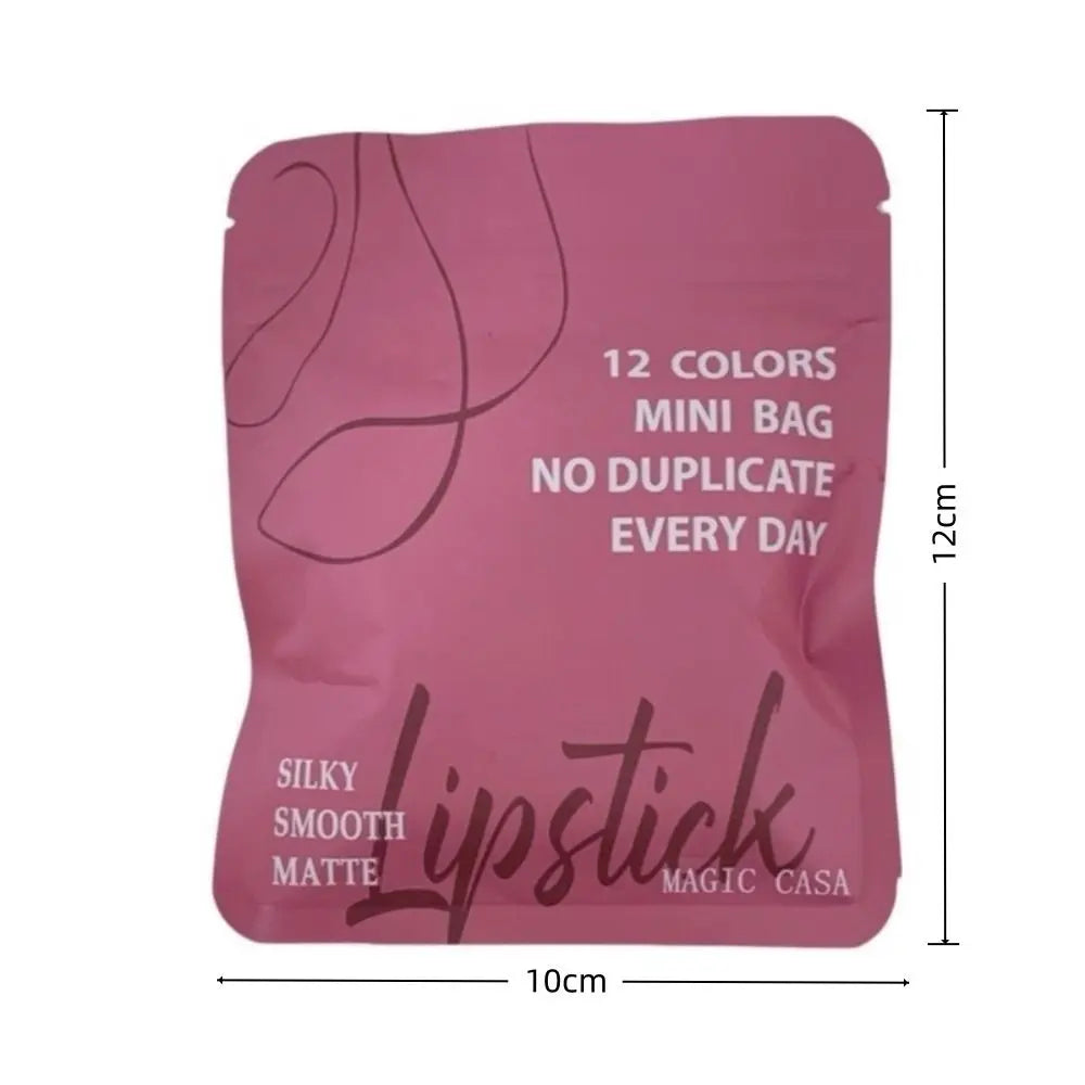 12-Pc Velvet Matte Capsule Lipstick Set | 12 Long-Lasting Colors Matte Lipstick Set QXL