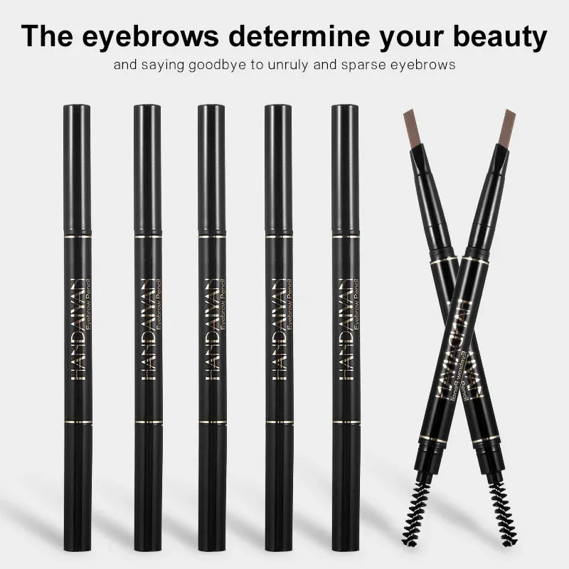Double-Ended Waterproof Eyebrow Pencil | 5 Shades & Spoolie Eyebrow Pencil QXL