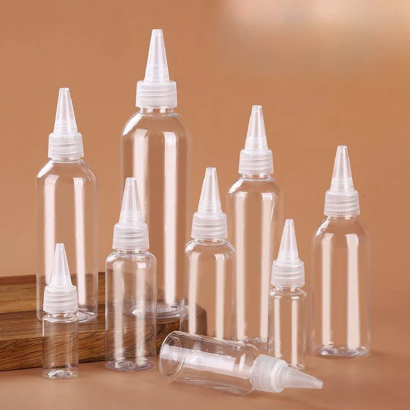 5-Pack Squeeze Dropper Bottles Twist Cap 20–120ml | PET Dropper Bottle Set QXL black cap 100ml Plastic