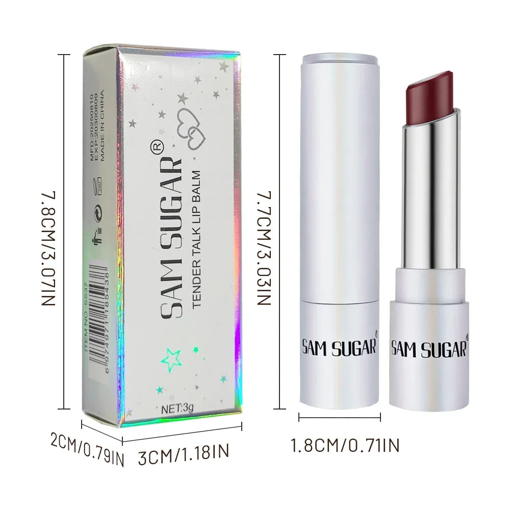 SAM SUGAR Butter Lip Balm | Matte Moisturizing Lipstick Matte Lip Balm QXL