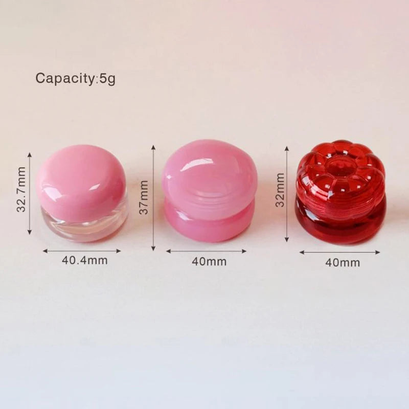 5g Empty Plastic Cosmetic Jar | Lip Balm Scrub Travel Container Cosmetic Jar QXL