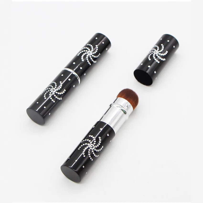 Telescopic Diamond Powder Blush Brush | Soft Fiber Bristles Powder Blush Brush QXL