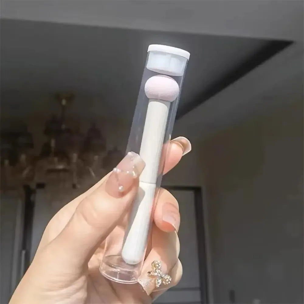 Mushroom Head Sponge Concealer Brush | Easy-Clean Makeup Tool Concealer Sponge Brush QXL