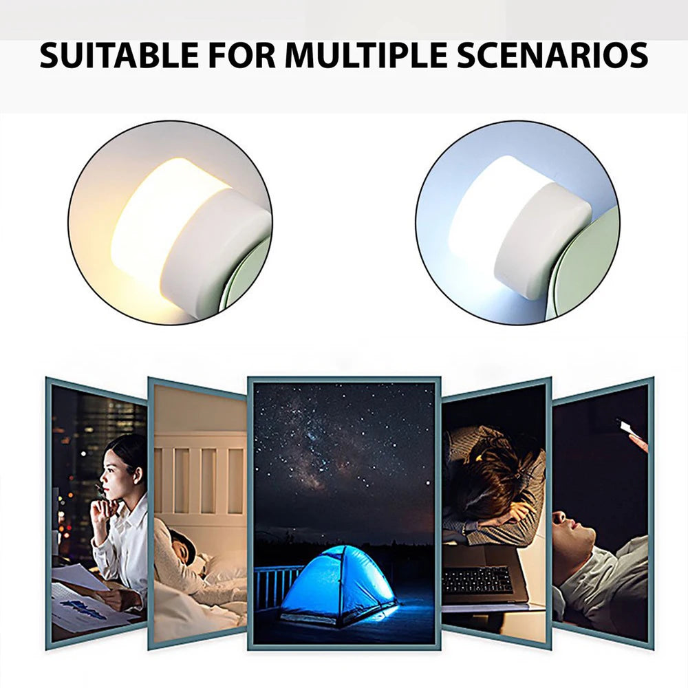 Mini USB LED Night Light Warm White – 1 or 10-Pack USB Night Light QXL