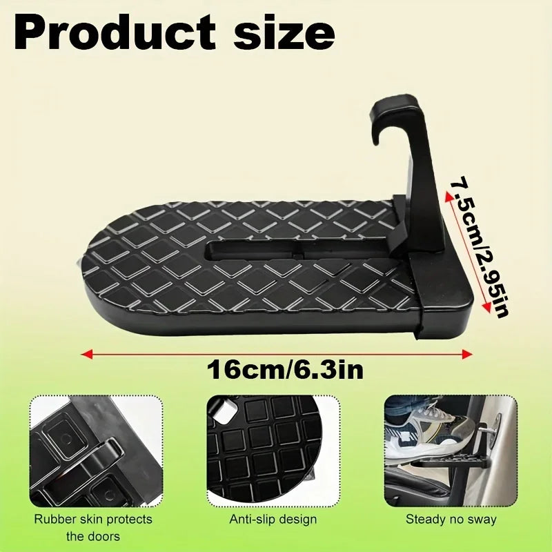 Aluminum Folding Car Door Step | Non-Slip SUV Roof Pedal Car Door Step QXL