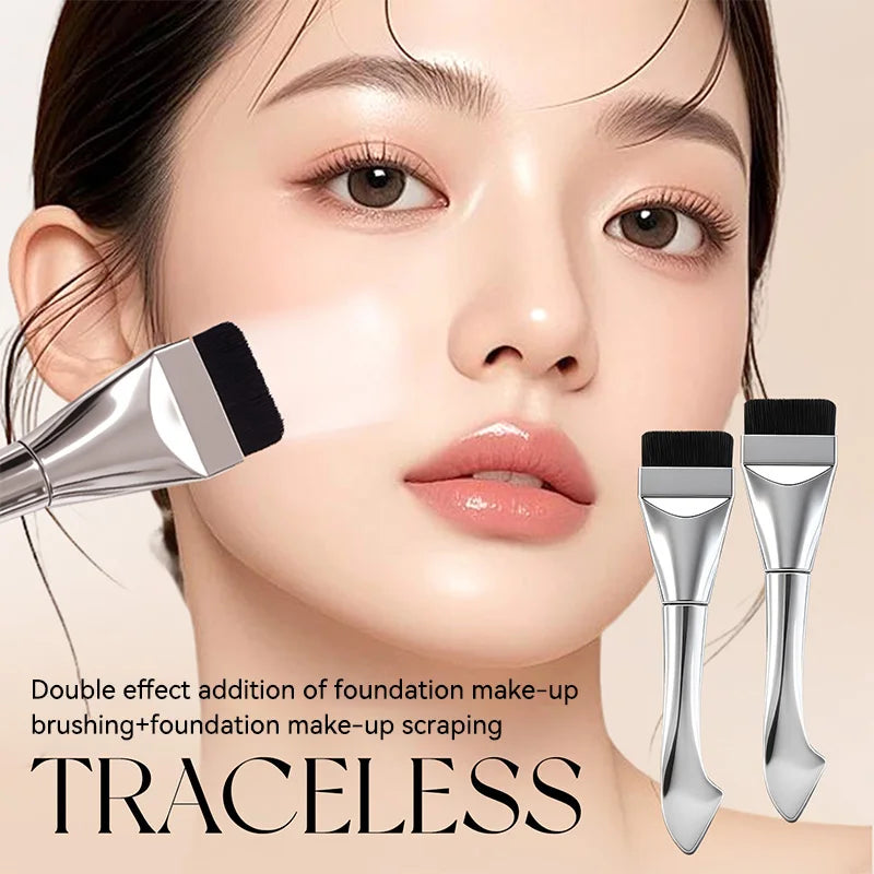 GECOMO Dual-Ended Foundation Brush | Flawless Makeup Tool Foundation Brush QXL
