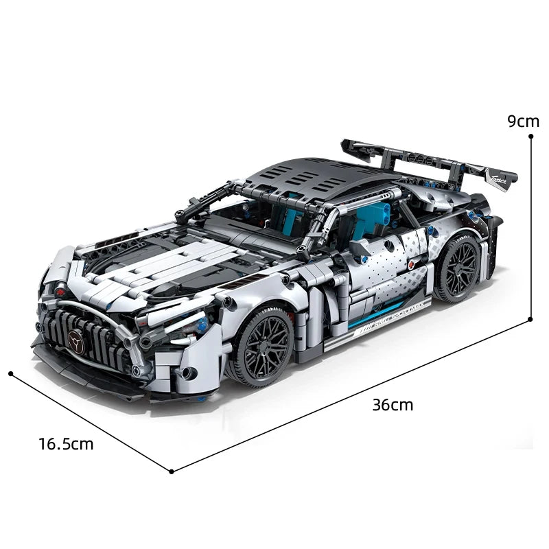1:14 Scale Racing Car Building Blocks Set | Technical Model Kit Building Blocks Model Kit QXL