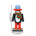 4-Pack Wooden Christmas Nutcracker Soldier Figurines 16cm Christmas Figurine Set QXL style 2 1pc
