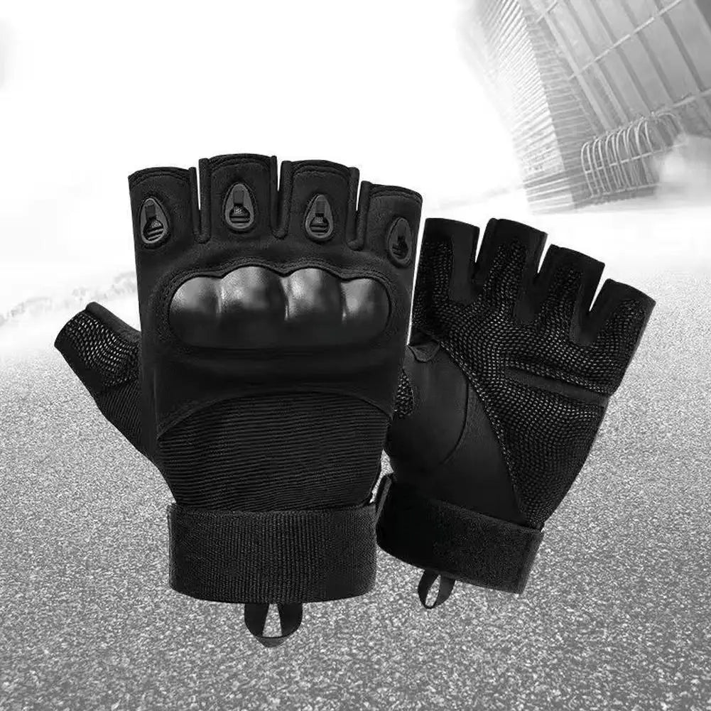 Half-Finger Motorcycle Gloves | Anti-Slip Waterproof Riding Gloves Motorcycle Riding Gloves QXL