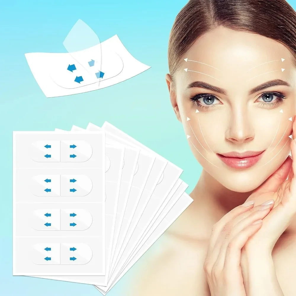 Invisible Waterproof Face Lift Tape | 50/100-Pack Patches Face Lift Tape QXL