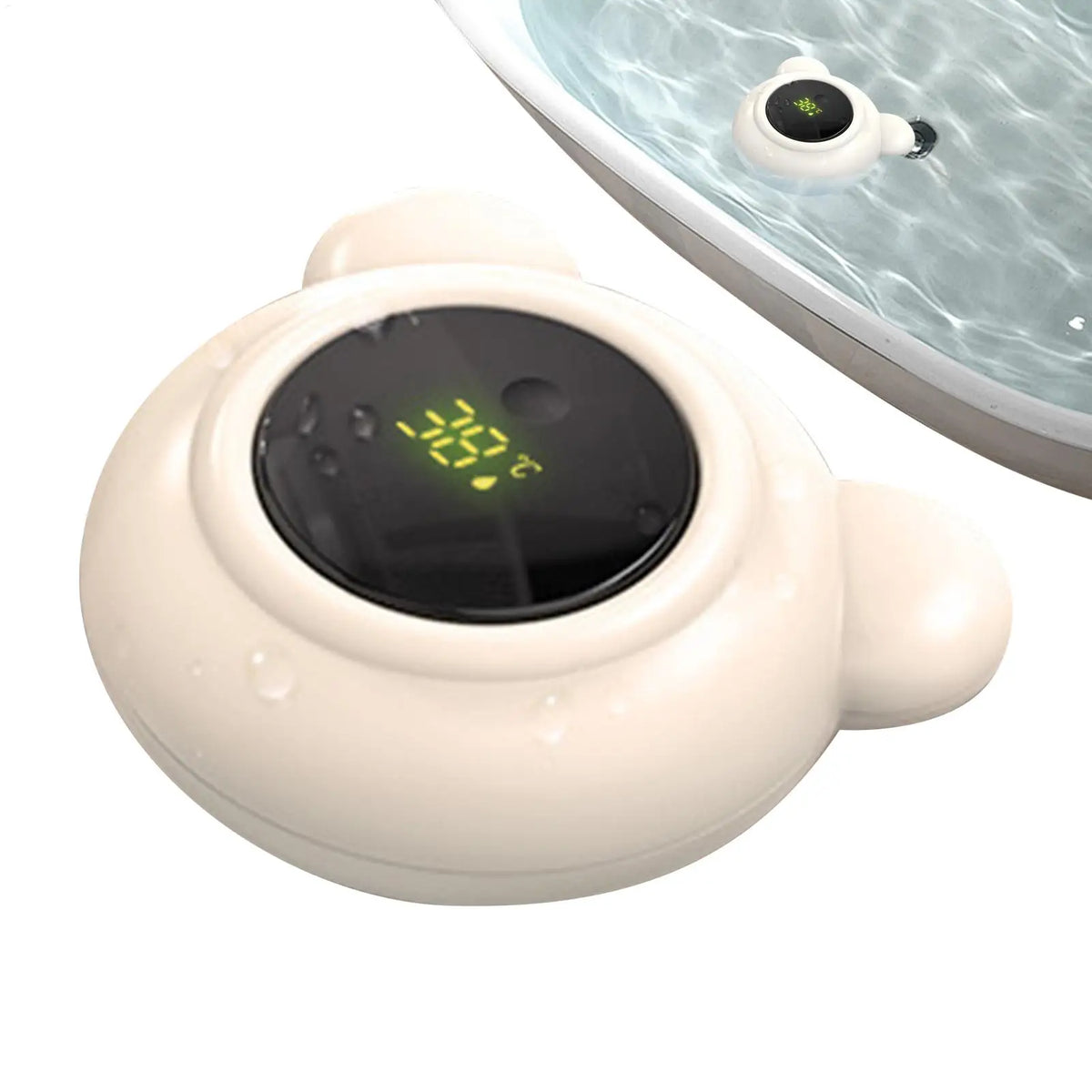 Baby Bath Thermometer LED Display & Color Alert | Safe Water Baby Bath Thermometer QXL