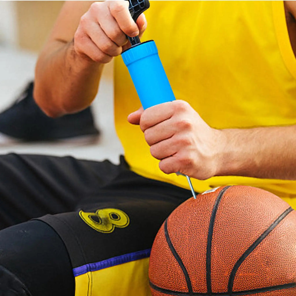 Portable Manual Ball Pump – Basketball, Football & Volleyball Sports Ball Pump QXL