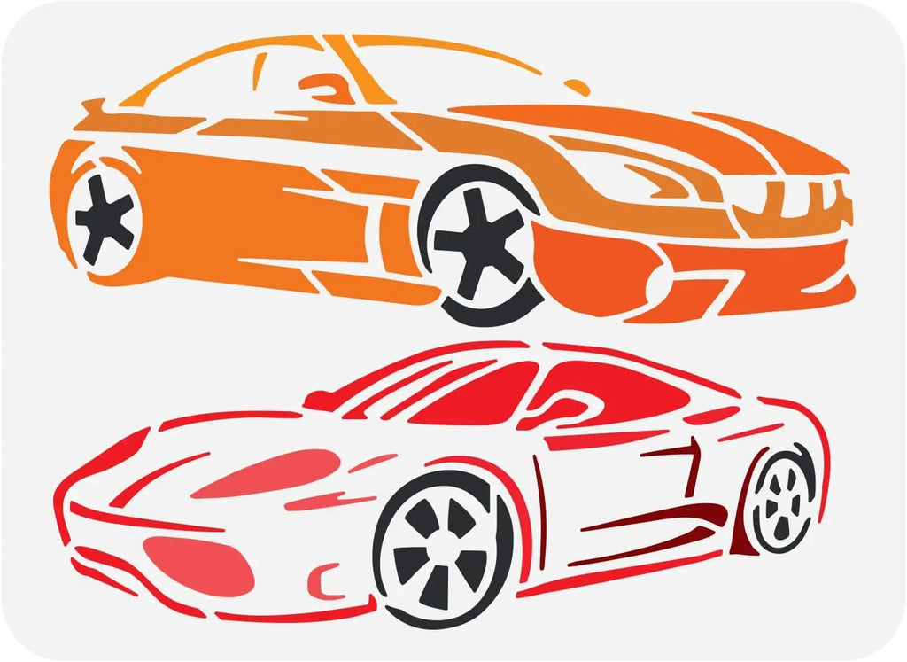 Classic Sport Car Painting Stencil 8.3×11.7" Reusable DIY DIY Painting Stencil QXL AECH04-14260
