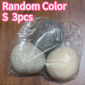 3-Pack Natural Dryer Balls – Cut Drying Time & Static Dryer Balls QXL Random Color S 3pcs