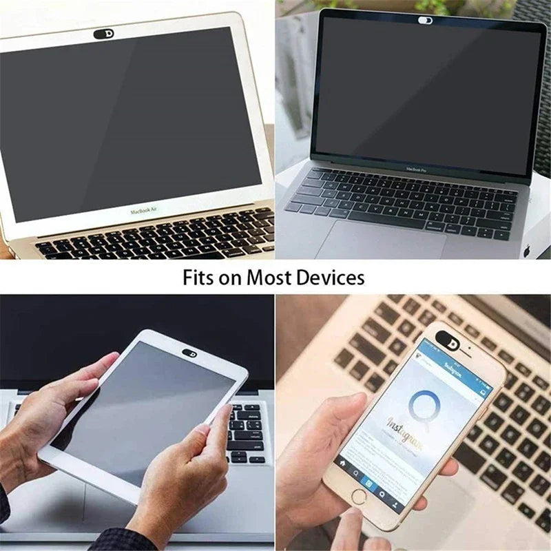 Sliding Webcam Cover for Laptop, Phone & Tablet | 1–20 Pack Webcam Privacy Cover QXL
