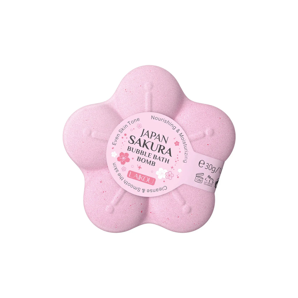 LAIKOU Sakura Bubble Bath Salt – Cleansing & Moisturizing 30g Bubble Bath Salt QXL 30g