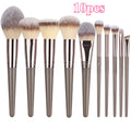16-Piece Champagne Gold Professional Makeup Brush Set Makeup Brush Set QXL 10pcs