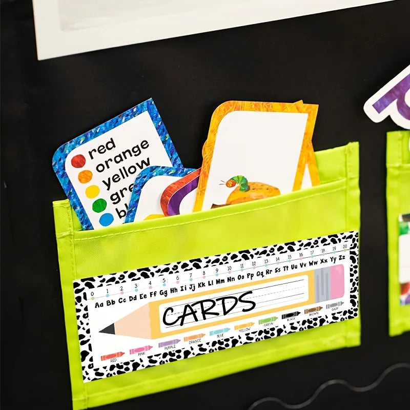 36-Pack Classroom Desk Name Tags for Students | 3×9 Inch Classroom Name Tags QXL