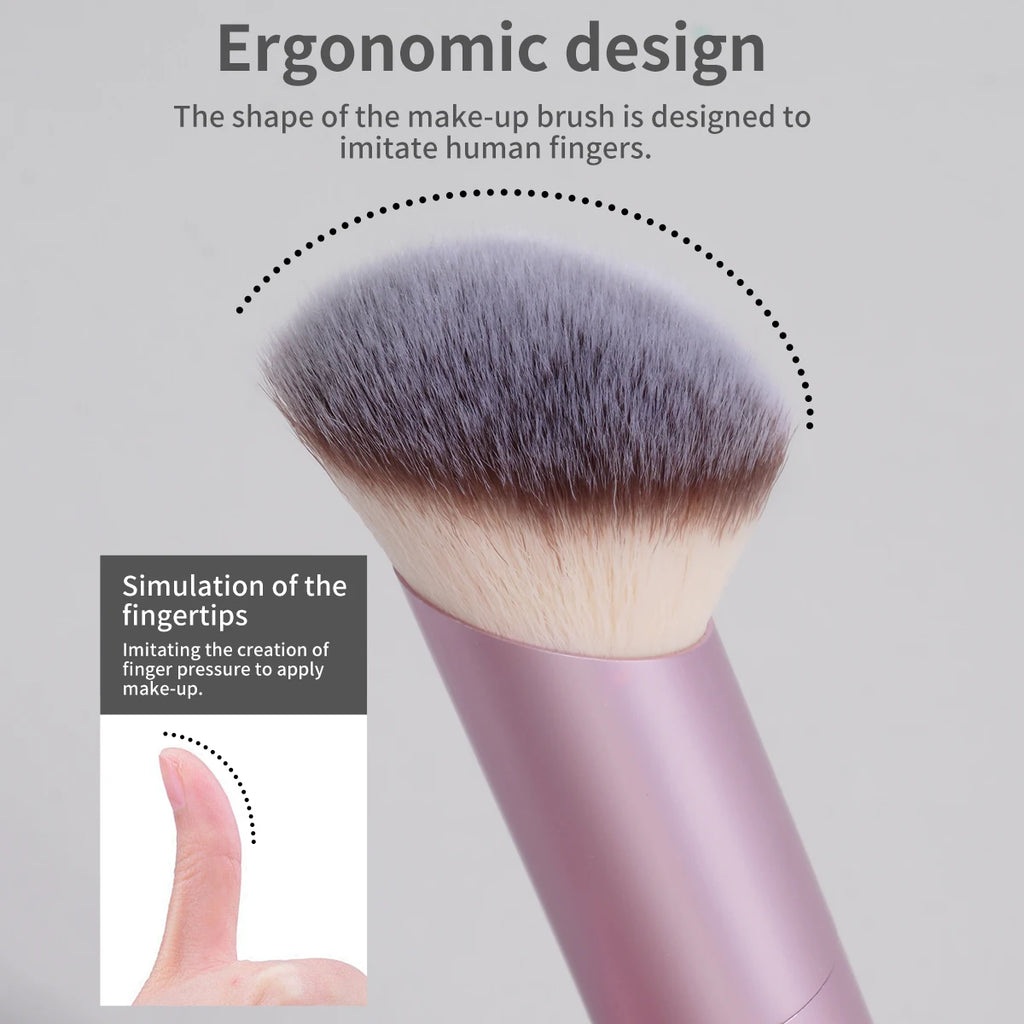 MAANGE Angled Foundation Buffing & Concealer Makeup Brush Angled Makeup Brush QXL