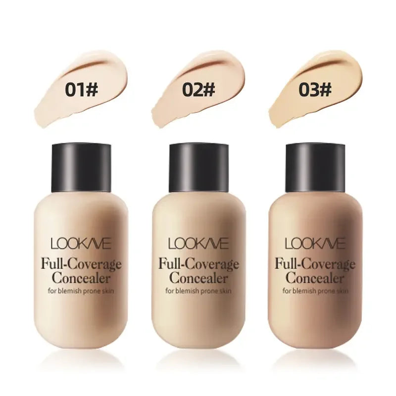 VERONNI Liquid Concealer – Full Coverage Matte Finish 12g Liquid Concealer QXL