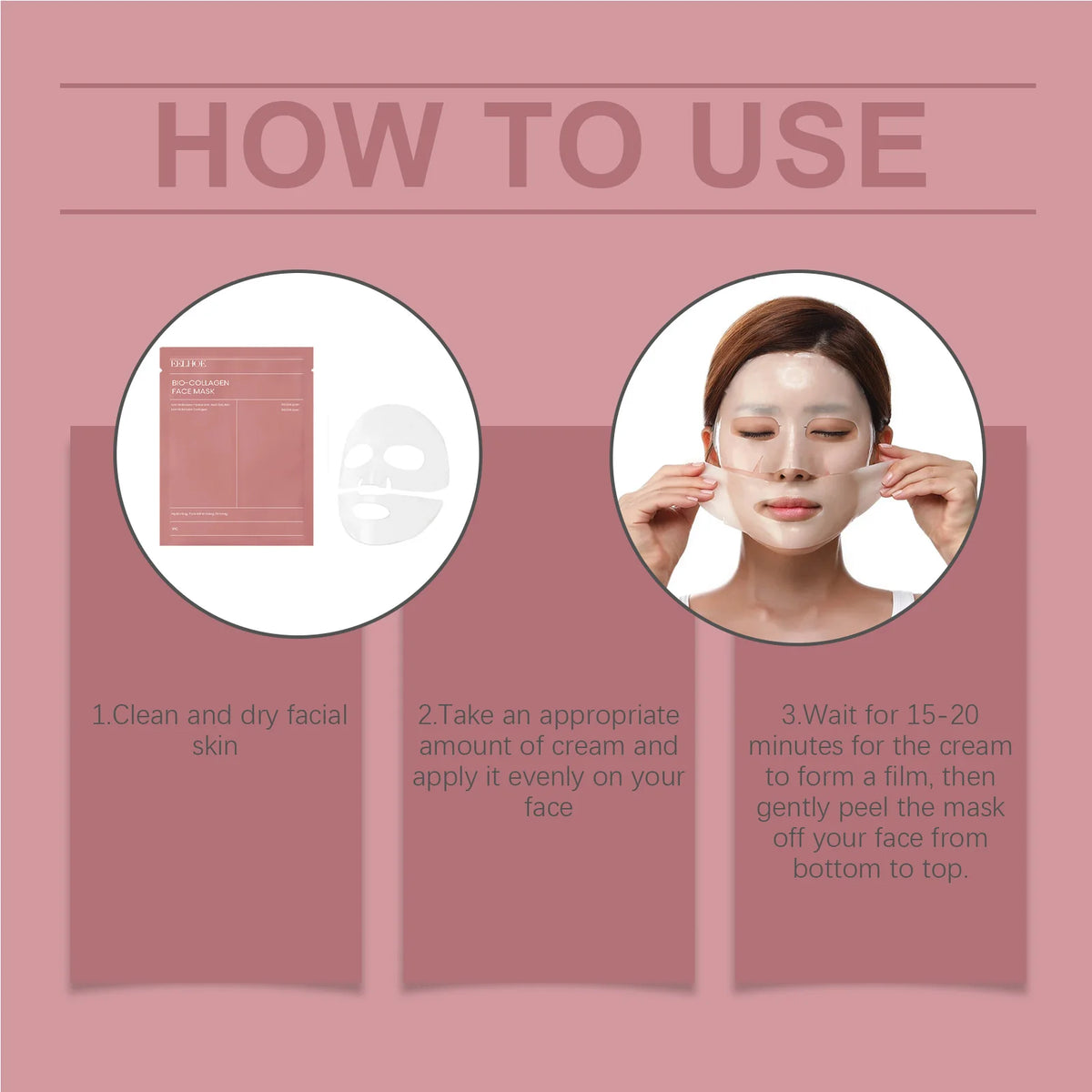 10-Pack Collagen Sheet Masks – Hydrating & Brightening Collagen Sheet Mask QXL