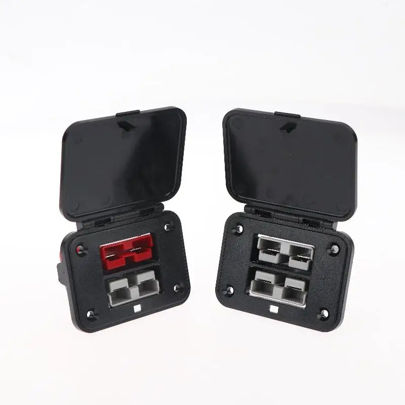 50A 600V Twin Flush Mount Plug Connector | EV & Forklift Flush Mount Connector QXL