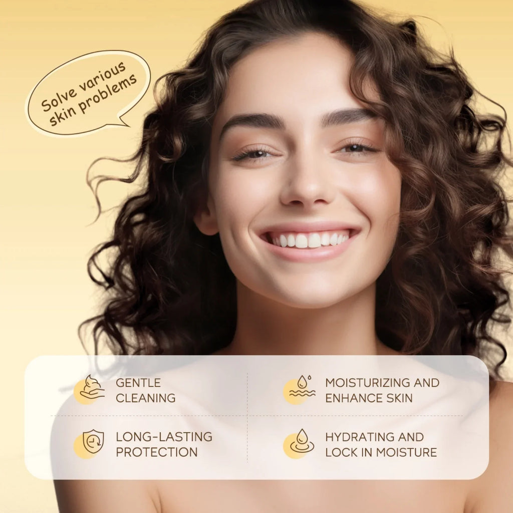 LAIKOU Travel Ceramide Skincare Set | SPF 50, Serum & Cleanser Travel Skincare Set QXL