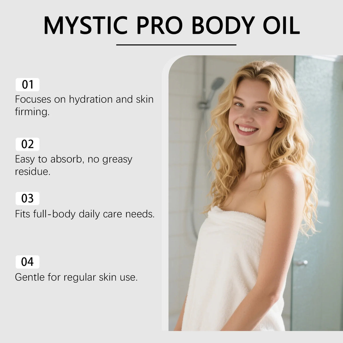 Firming Body Oil – Nourishing, Tightening & Brightening 100ml Firming Body Oil QXL