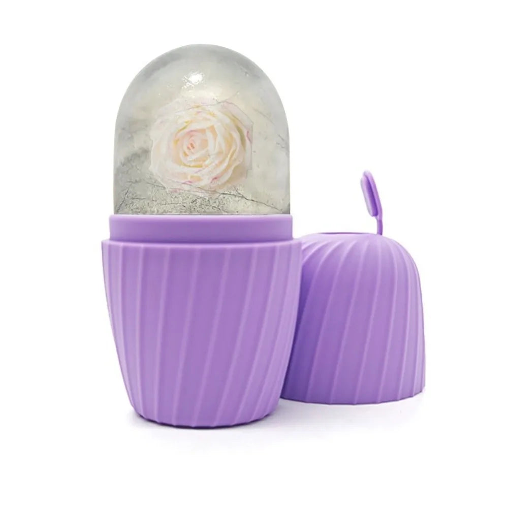 Silicone Ice Face Roller | Cooling Facial Massage Tool Ice Face Roller QXL