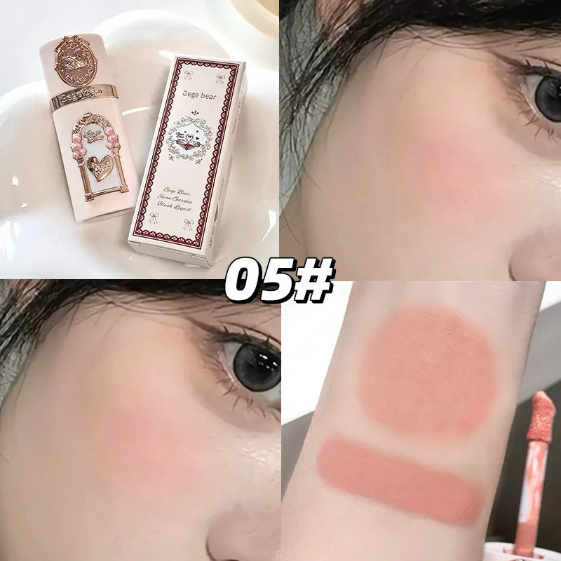Swan Garden Liquid Blush – Matte, Waterproof, Long-Lasting Liquid Blush QXL 05