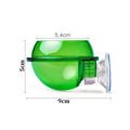 Anti-Escape Suction Cup Reptile Feeder Bowl | Lizard Gecko Reptile Feeder Bowl QXL Green