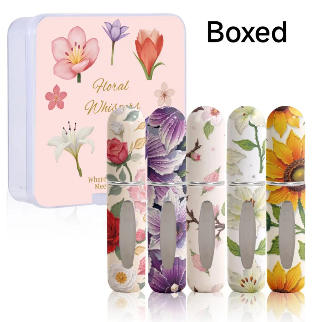 Mini 5ml Refillable Perfume Spray Atomizer Bottle | Travel Size Perfume Atomizer Bottle QXL 5Pcs Boxed B 5ml