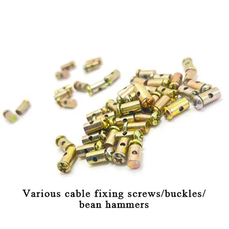 10-Pack Metal Throttle Cable Nipple Stoppers | Kart Bike Mower Cable Stopper Set QXL