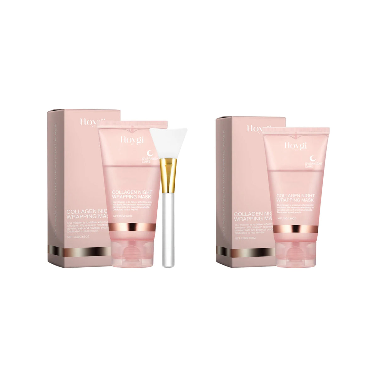 Eelhoe Overnight Collagen Peel-Off Mask | Ceramide Repair 75g Overnight Face Mask QXL Set