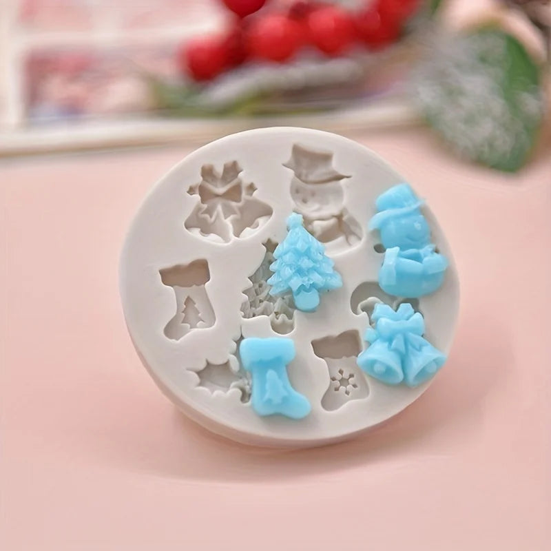 Christmas Cookie Cutters & Silicone Moulds | DIY Baking Set Silicone Baking Mould QXL