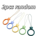 2-Pack Cute Bear Silicone Phone Wrist Strap Lanyards – 4 Colors Phone Wrist Lanyard QXL 2pcs random Nylon / Spandex